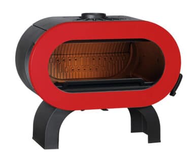 Poêle à bois fonte Invicta Fifty arche rouge - 10 kW